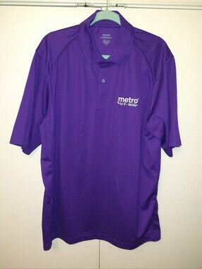 Extreme Performance Metro by T-Mobile Short Sleeve Polo Shirt Men's sz XL.